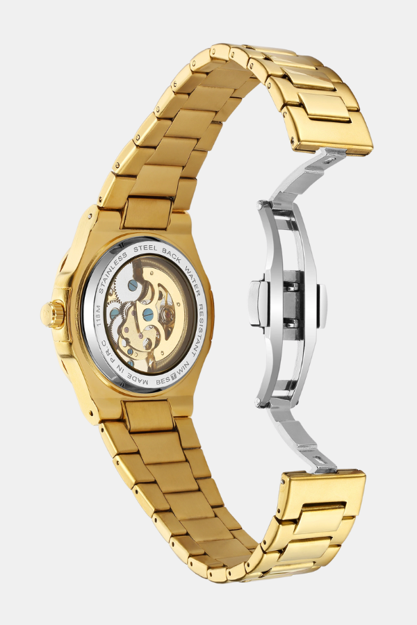 Loravento Skeleton Automatic Ivory Gold
