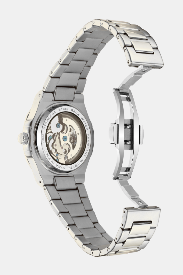 Loravento Skeleton Automatic Ivory Steel