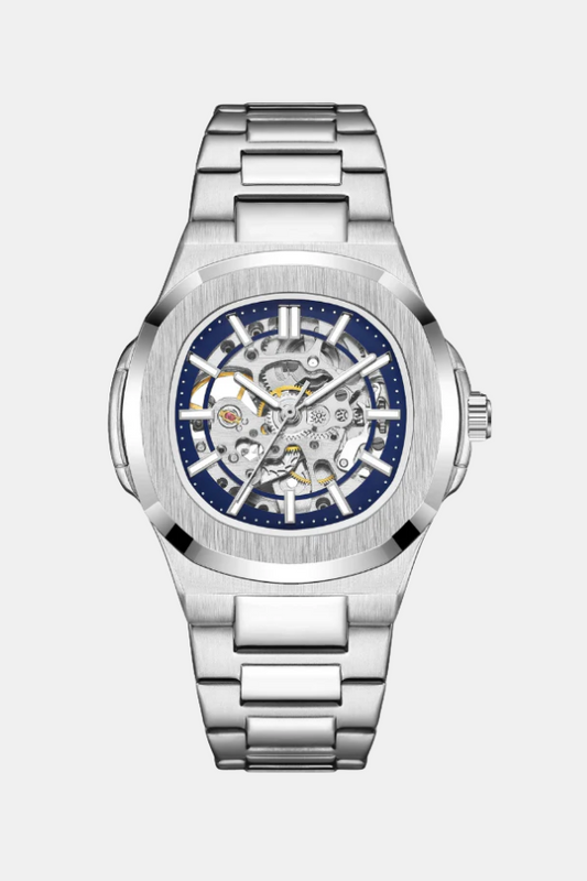 Loravento Skeleton Automatic Sapphire Steel