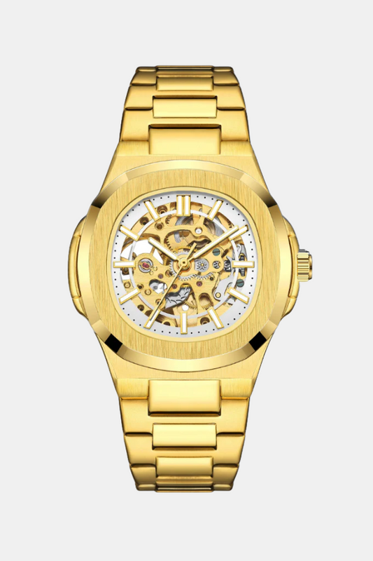 Loravento Skeleton Automatic Ivory Gold