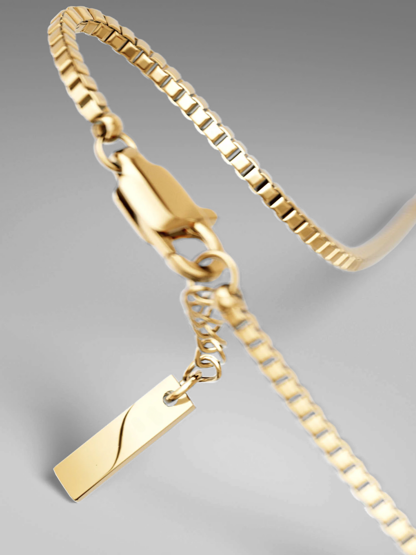 Loravento Square Chain Bracelet Champagne